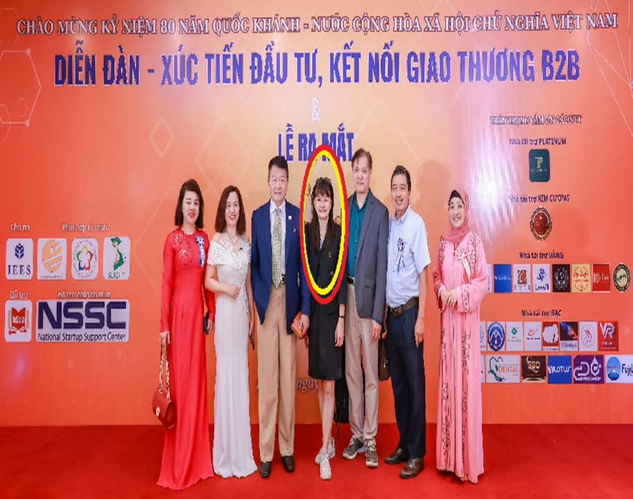 ▲中華網紅協會 鄭儷絲理事長率台灣企業家訪問團參與台越商務交流論壇。