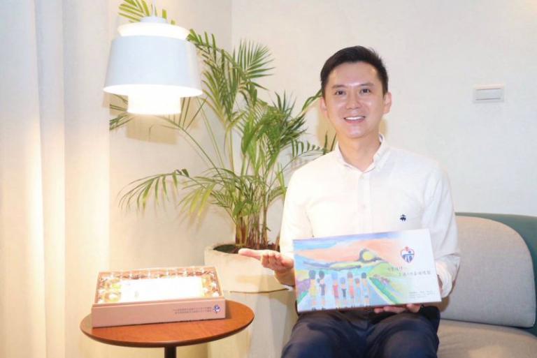 善的漣漪 芥子青年去年受邀為VIP參加竹北半城路跑 今年繪成公益禮盒 鄭朝方籲以行動支持給予溫暖力量 3 20250917113117 47990d54