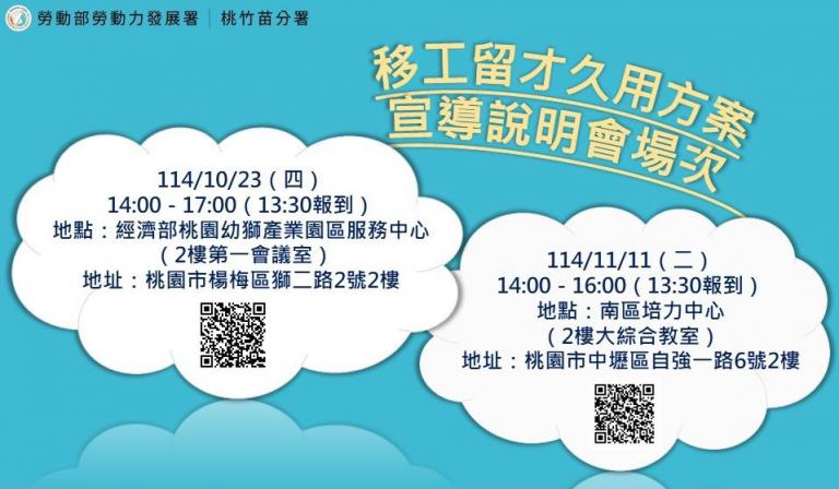 「移工留才久用方案」推動成效佳 桃竹苗分署助力7千家企業申辦 3 20250923143937 1c68a671
