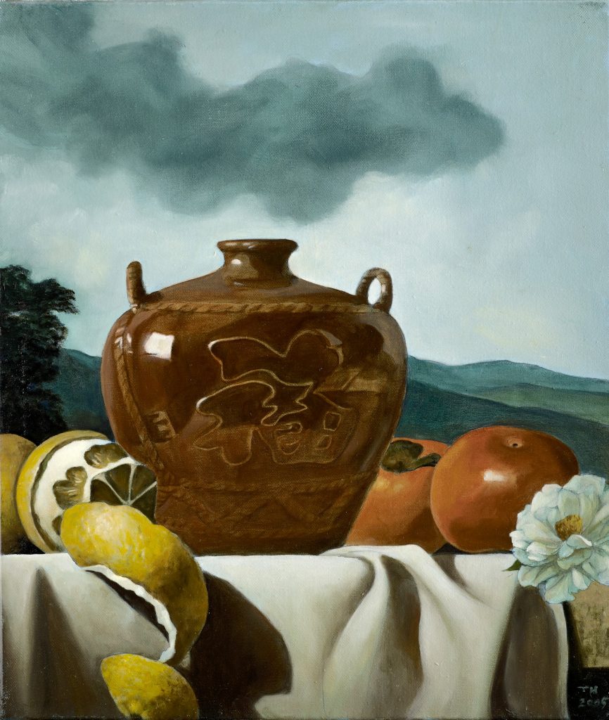 謝東山作品 福字酒甕 2005 油彩.畫布 65.0×53.0cm 10F - 報新聞 Mega News 5 1 866x1024 1