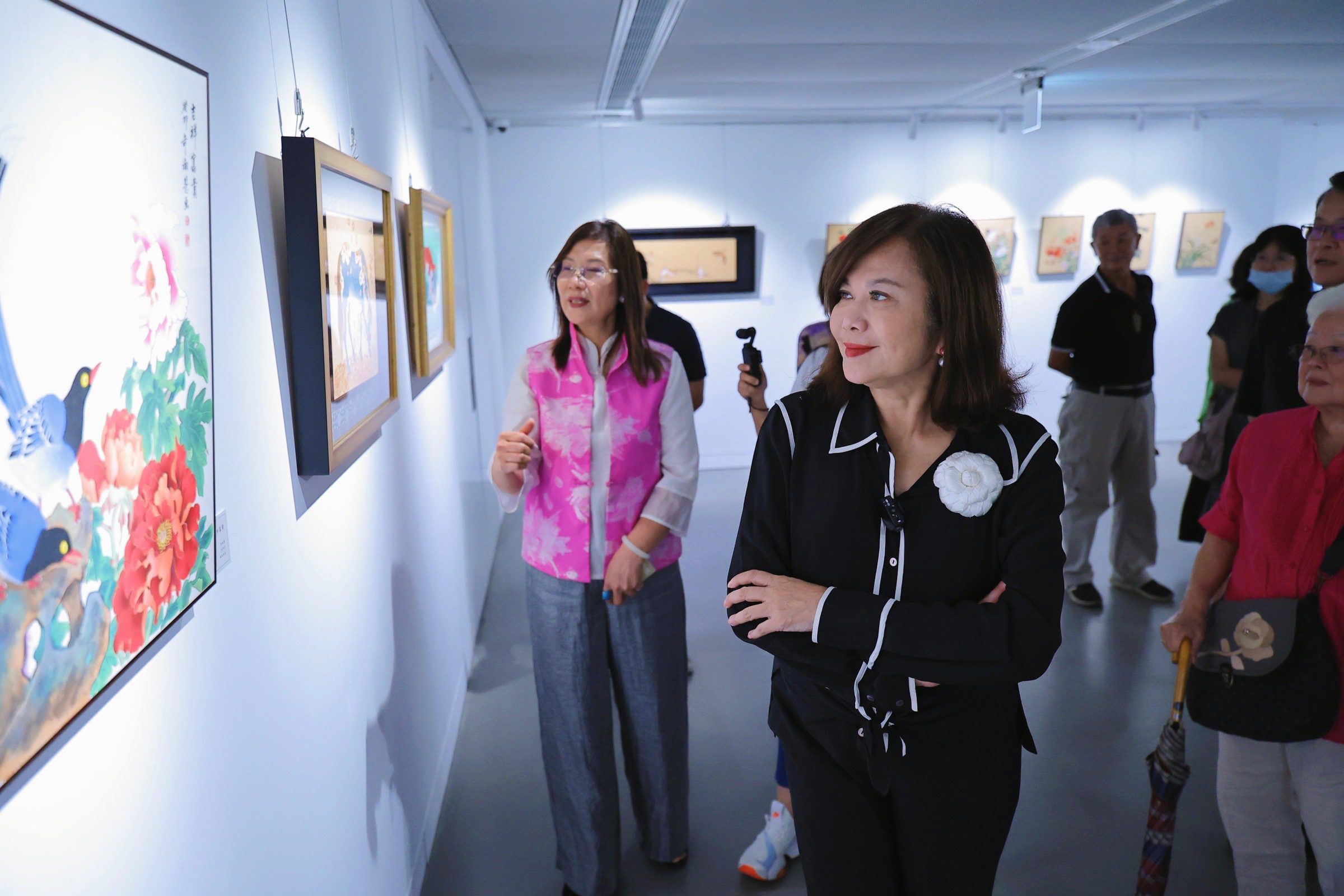 輝映古今-邱素美工筆畫師生展基隆開展 傳統筆墨交織當代美學 17 IMG 0035