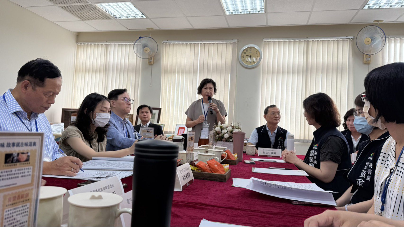 台中市沙鹿區戶政事務所接受國家發展委員會檔案管理局評獎 1