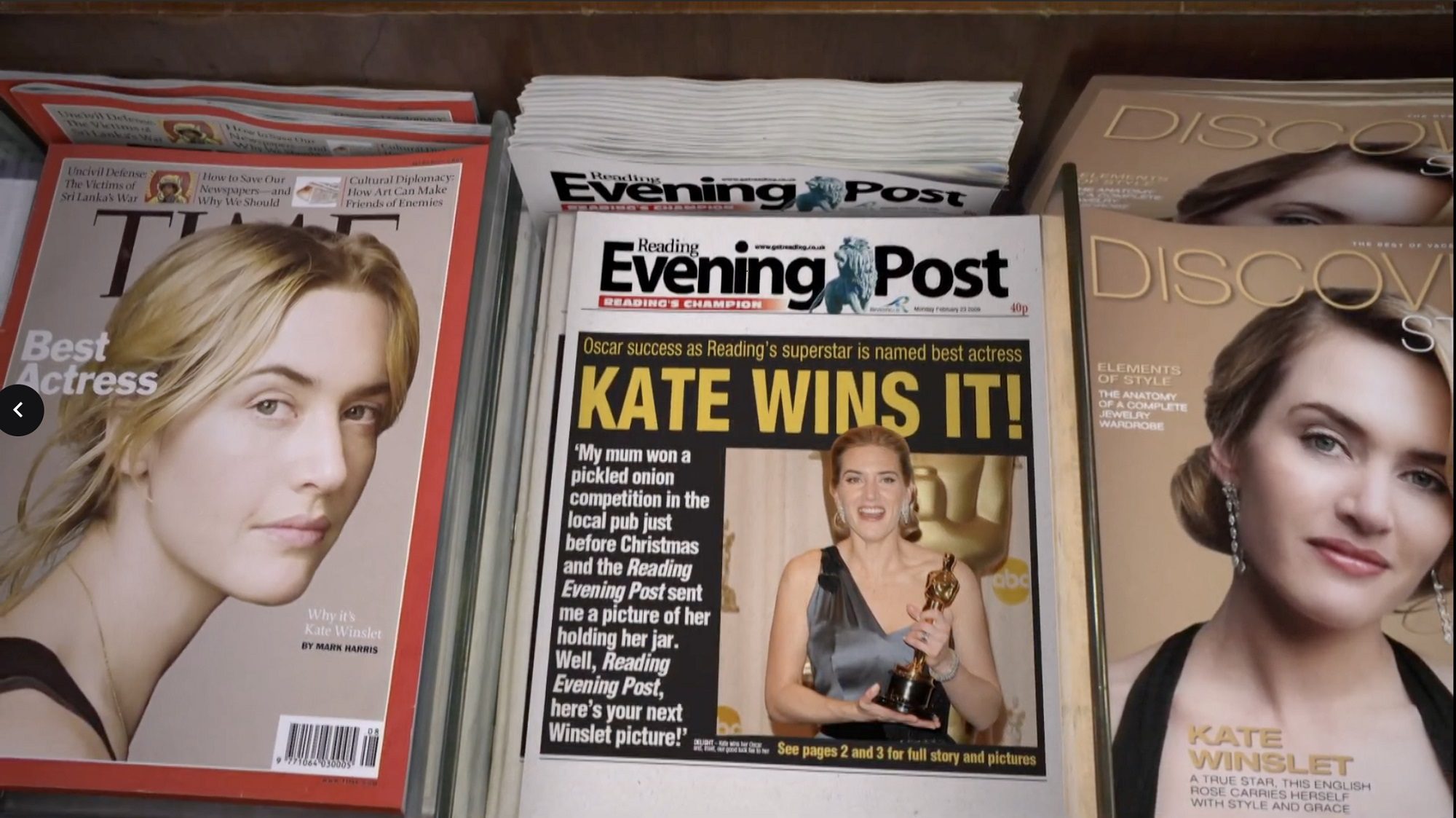 本週五公視主題之夜SHOW播出奧斯卡影后成名之路紀錄片凱特溫絲蕾追求本真 2