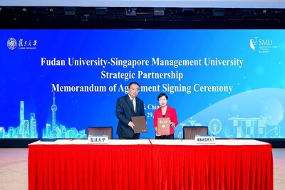 Signed SMU President Lily Kong Fudan President Jin Li 29 1