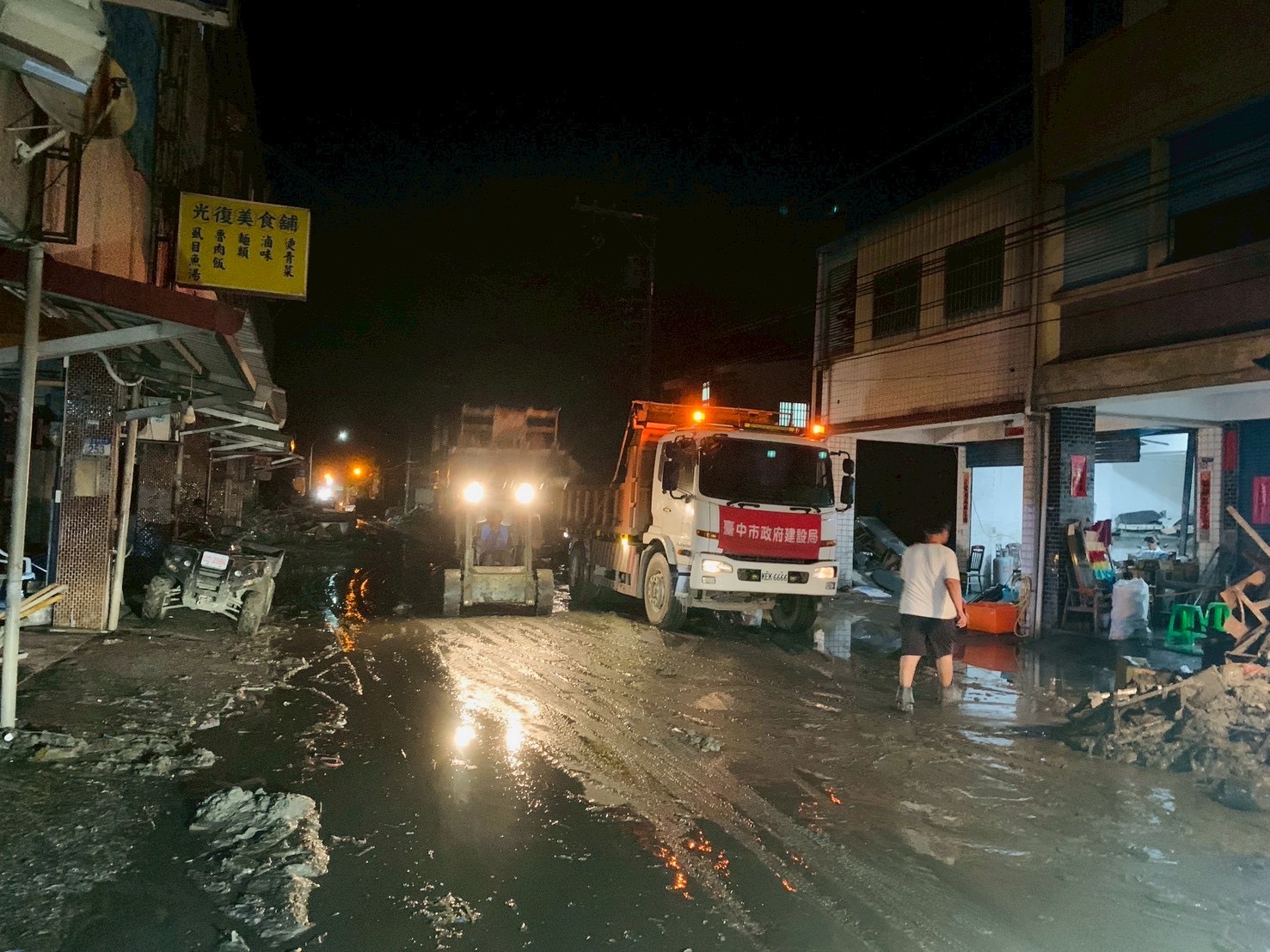 日夜搶修 居民也在社群平台動情分享 怎能不愛台中人 0